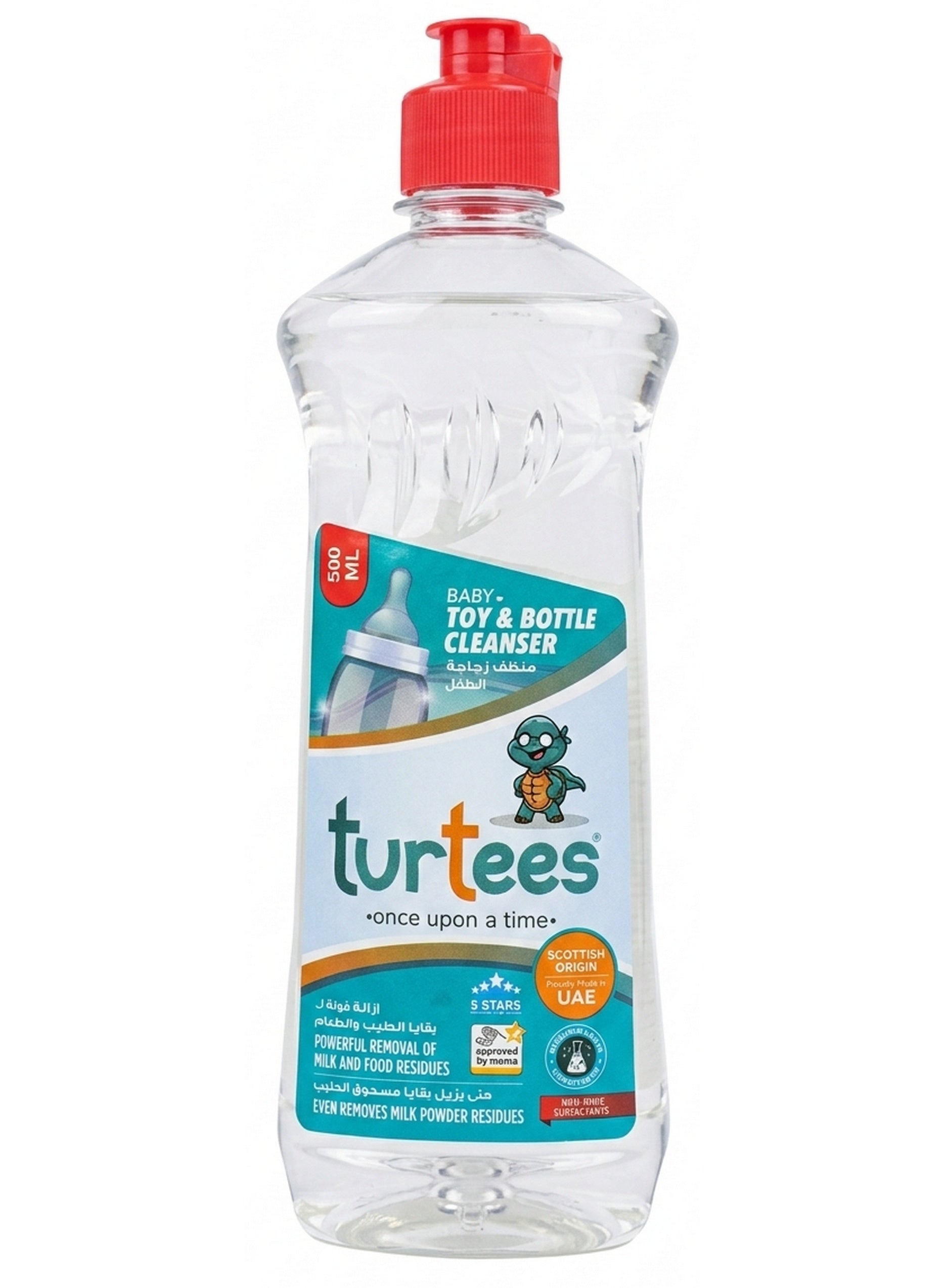 turtees Baby Toy & Bottle Cleanser Removes Milk Residue & Odour 500 ML